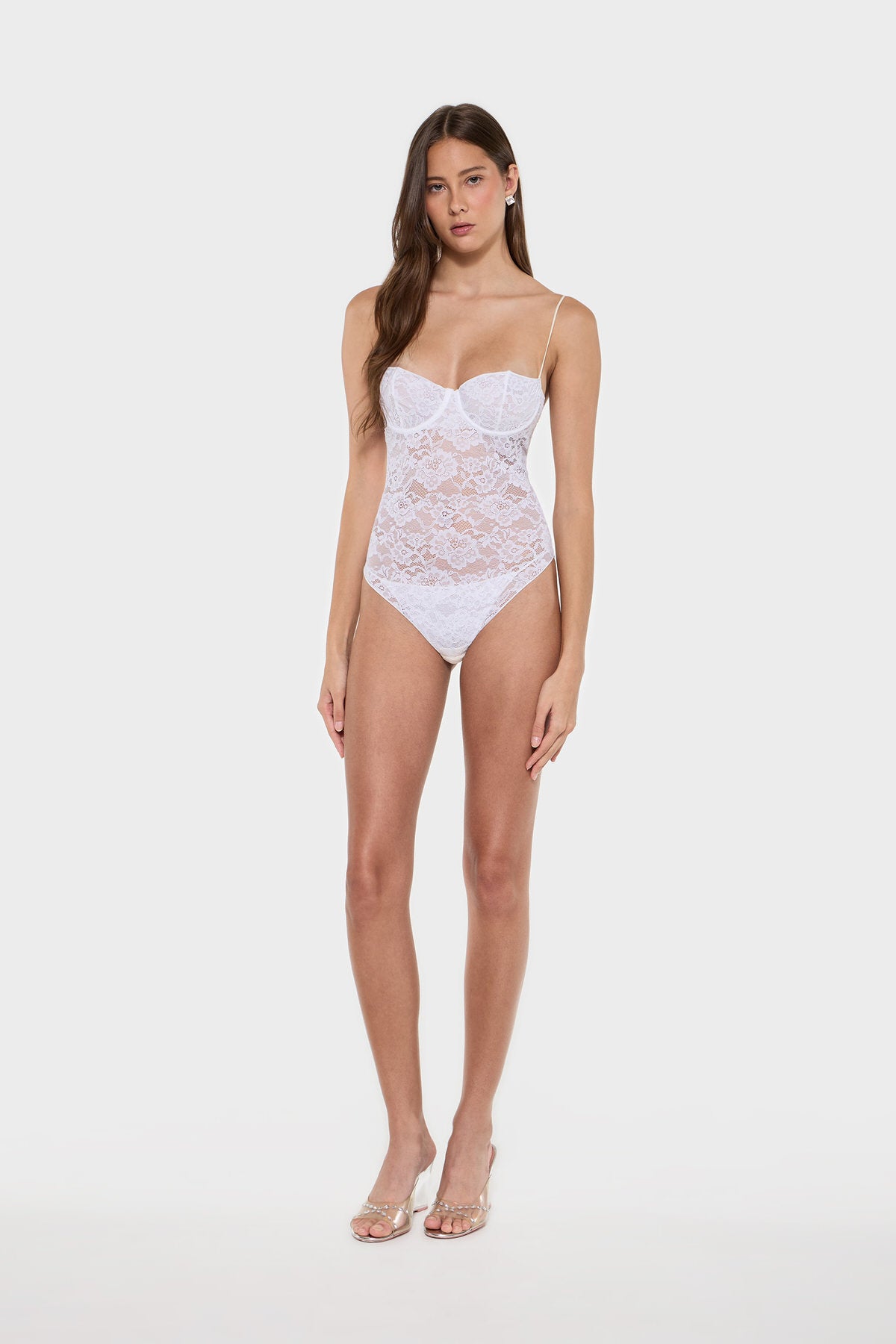 Bridal O-Lover Lace Balconette Maillot