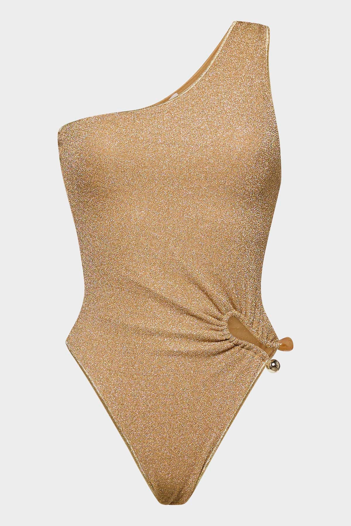 Lumière Stones One Shoulder Maillot
