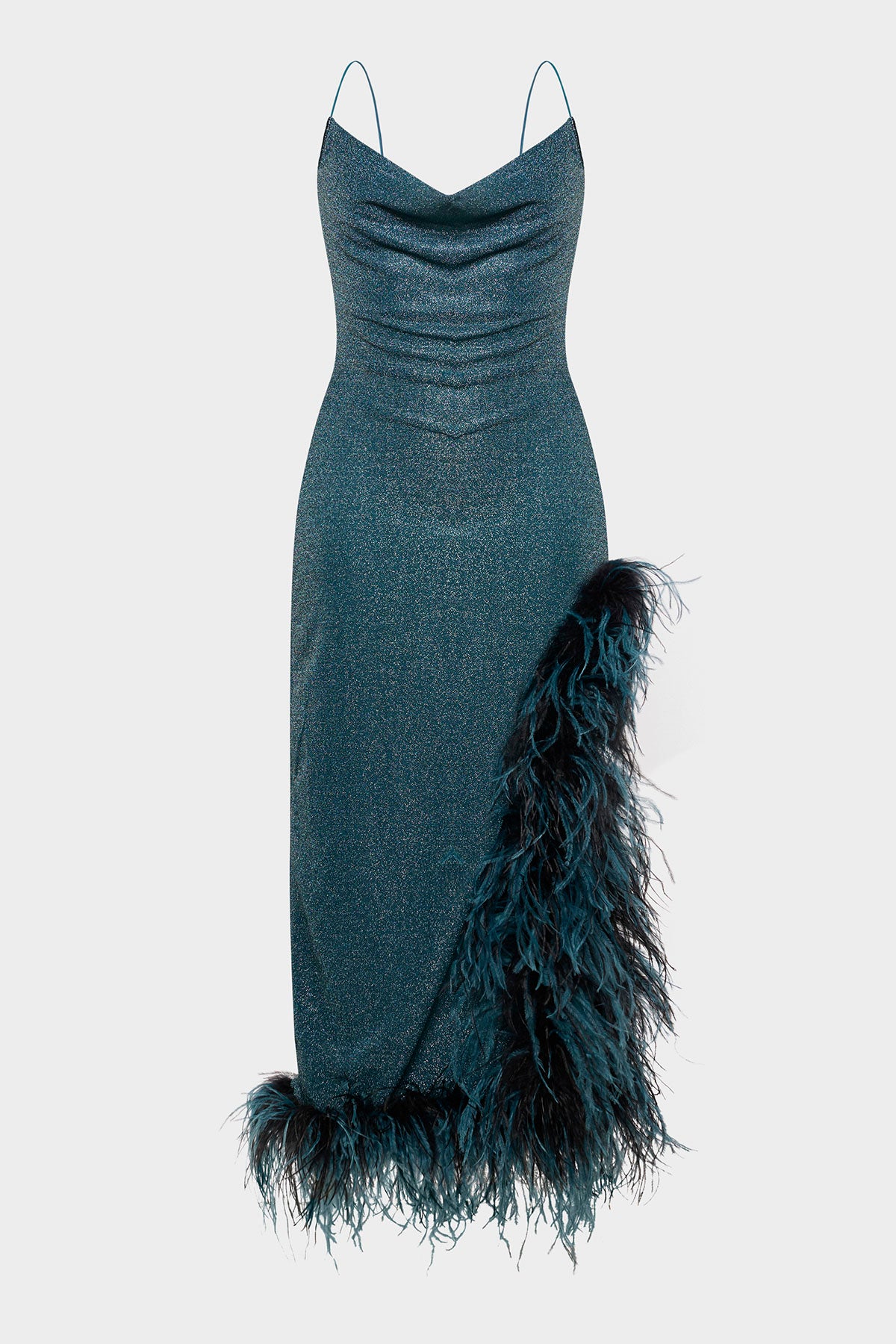 Lumière Bicolor Plumage Night Out Dress