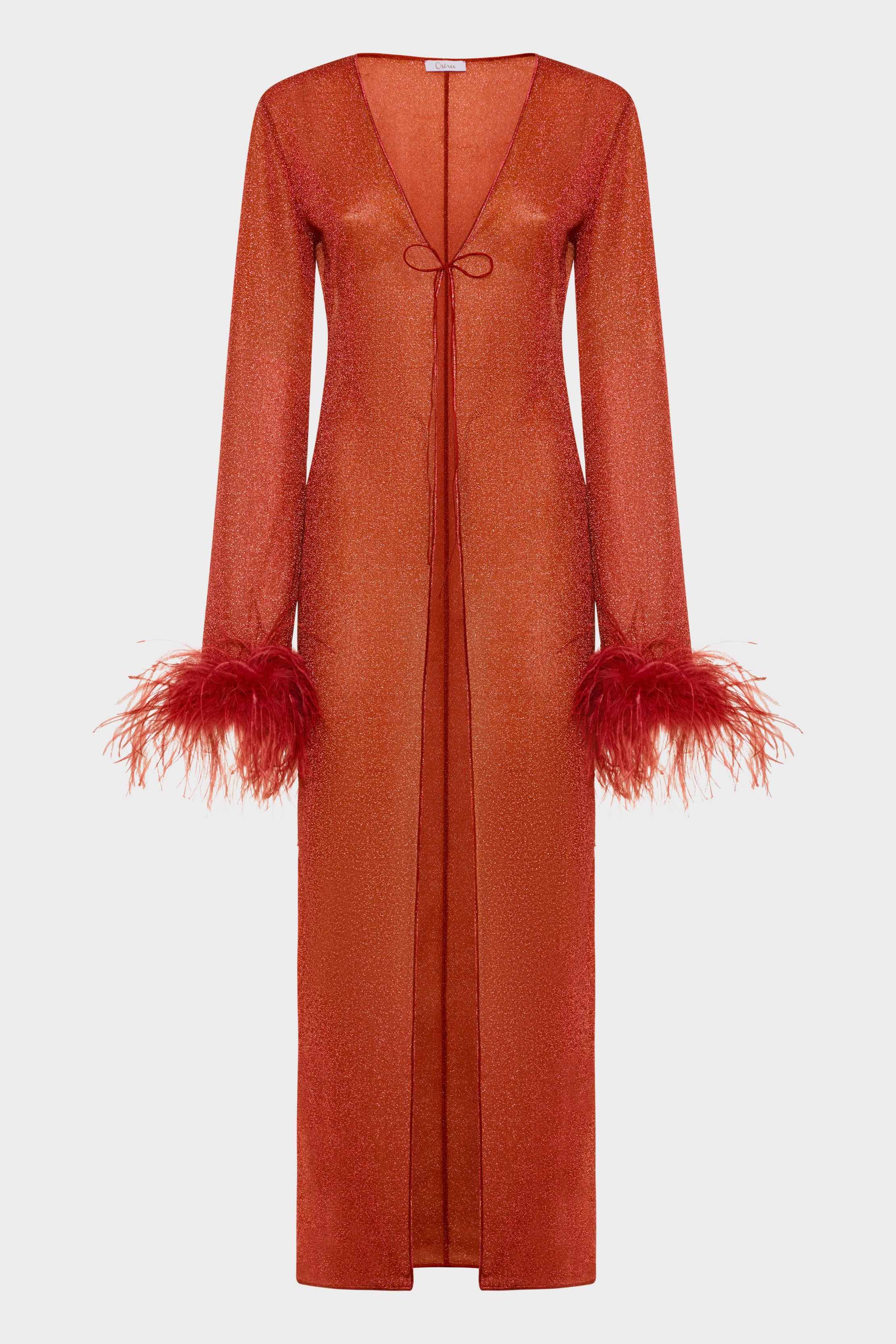 Lumière Plumage Long Kaftan