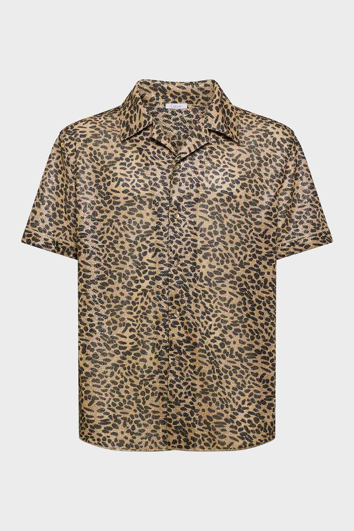 SS25 Men Animalier Short Sleeves Shirt