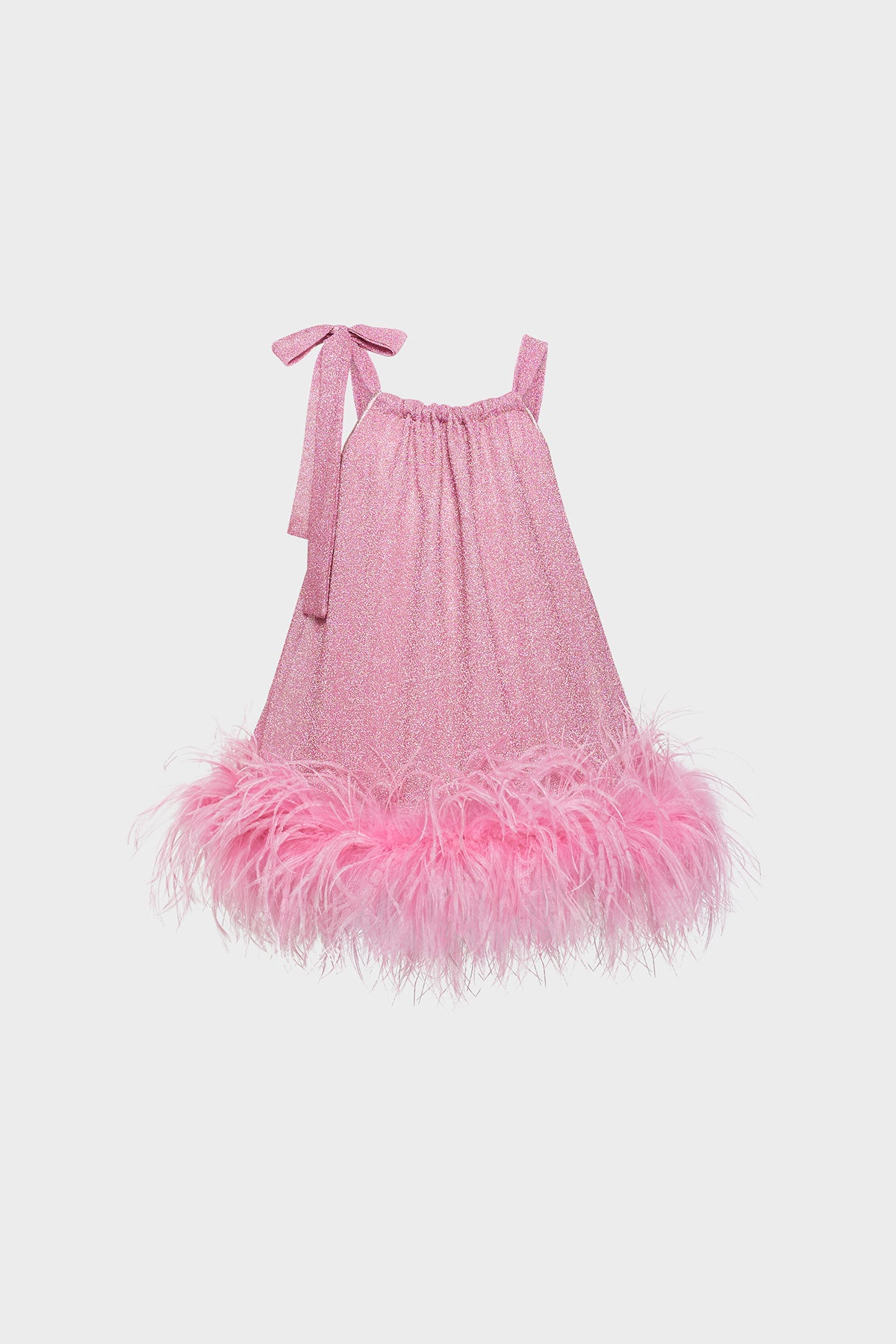 oseree pink dress Osree Sequin Marylin Mini Dress in Pink