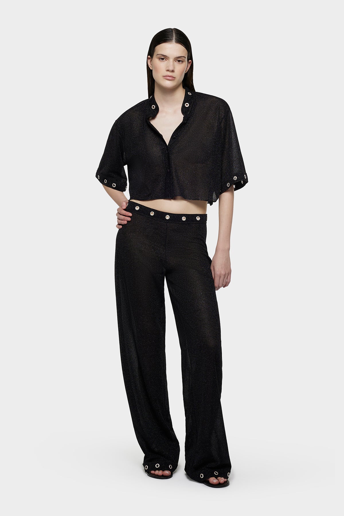 Lumière Crystal Stud Shirt