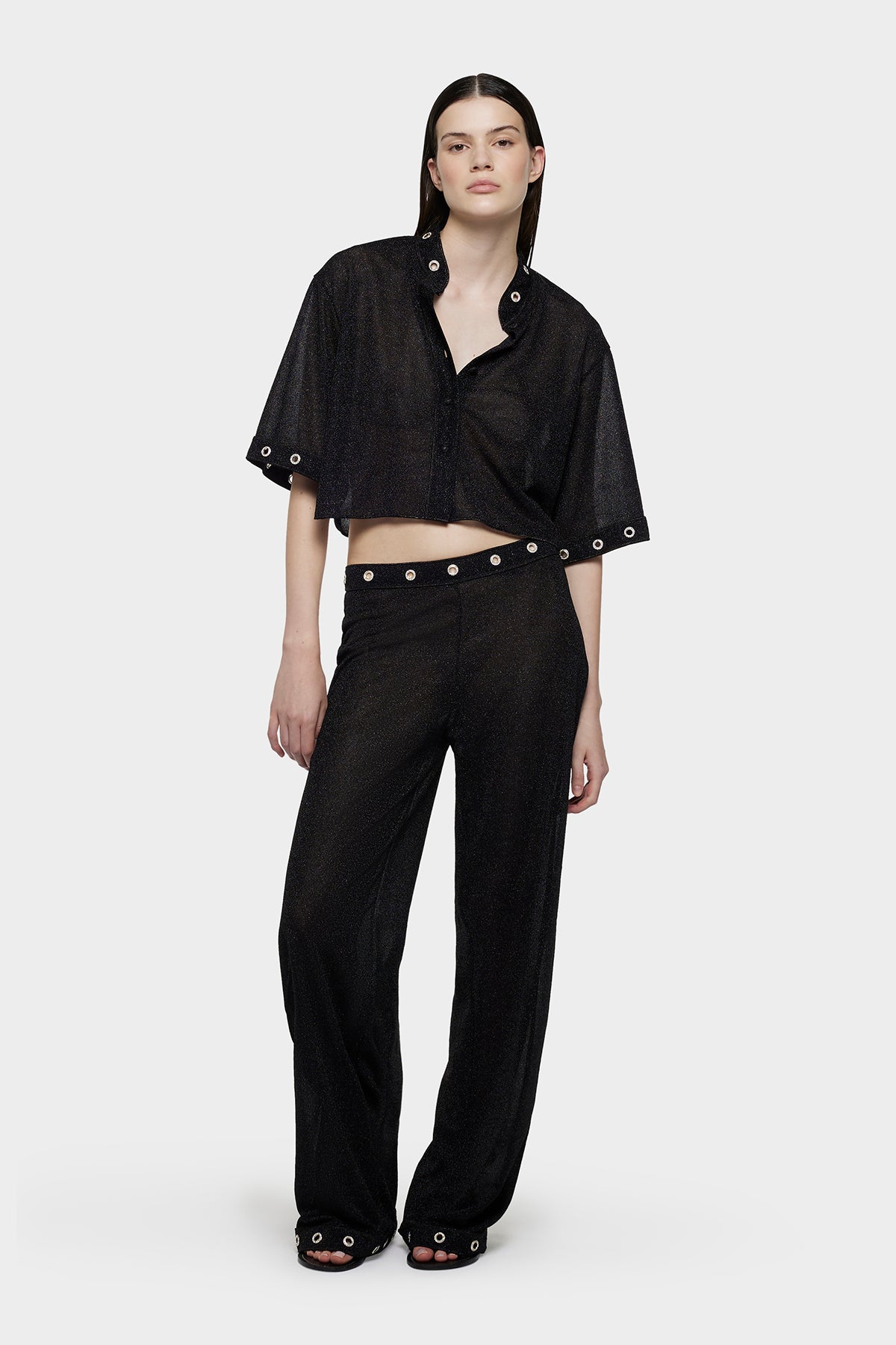 Lumière Crystal Stud Pants