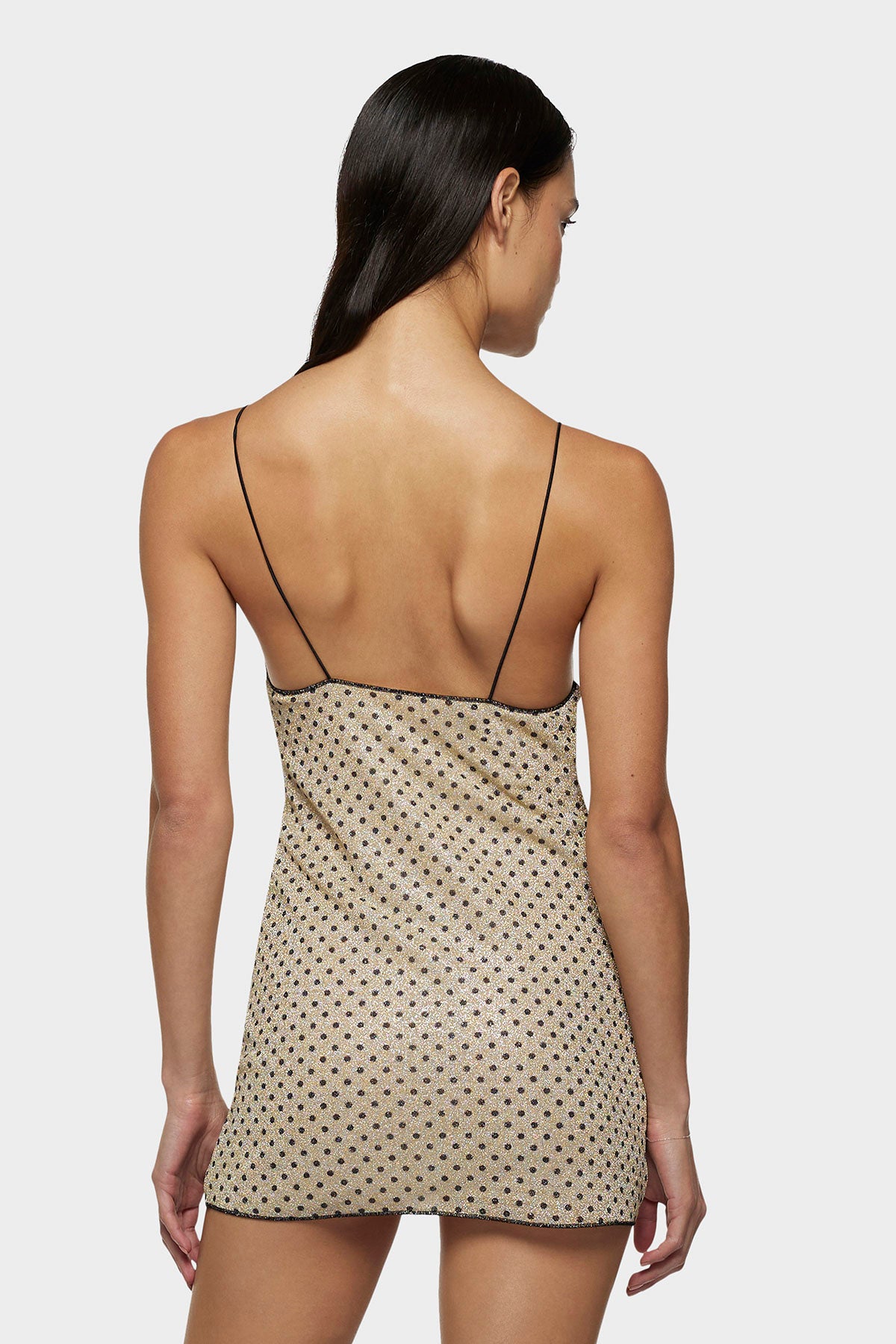 Lumière Rose Pois Mini Dress