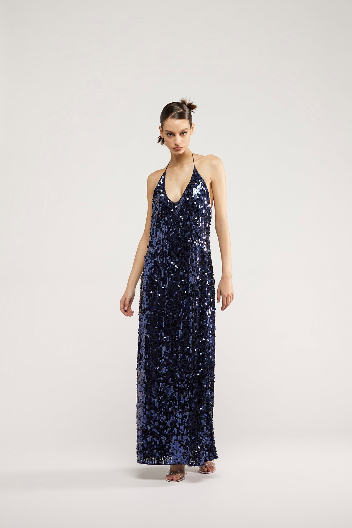 HS23 Night Sequins Long Dress