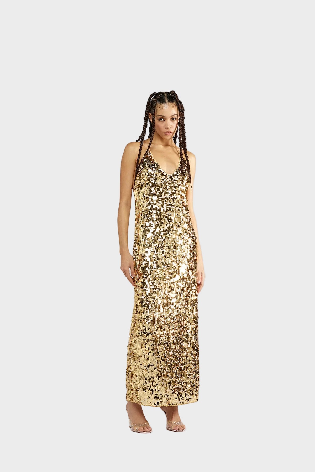 Night Sequins Long Dress Night Sequins Long Dress