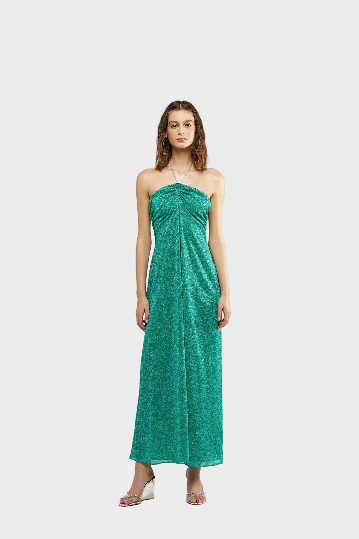 oseree dress green Oseree Lumiere Plumage Mini Dress