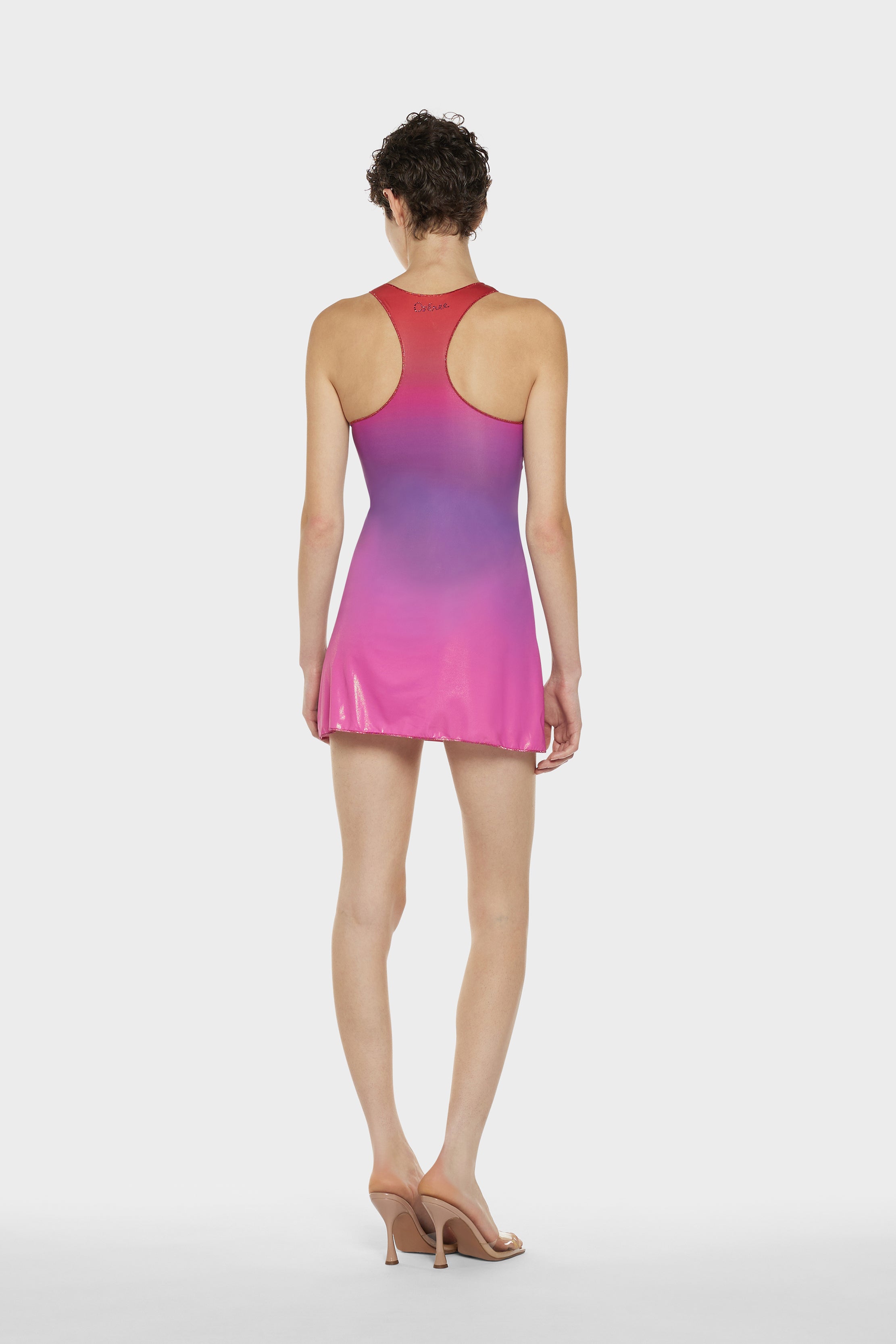 Glossy Degradè Mini Dress