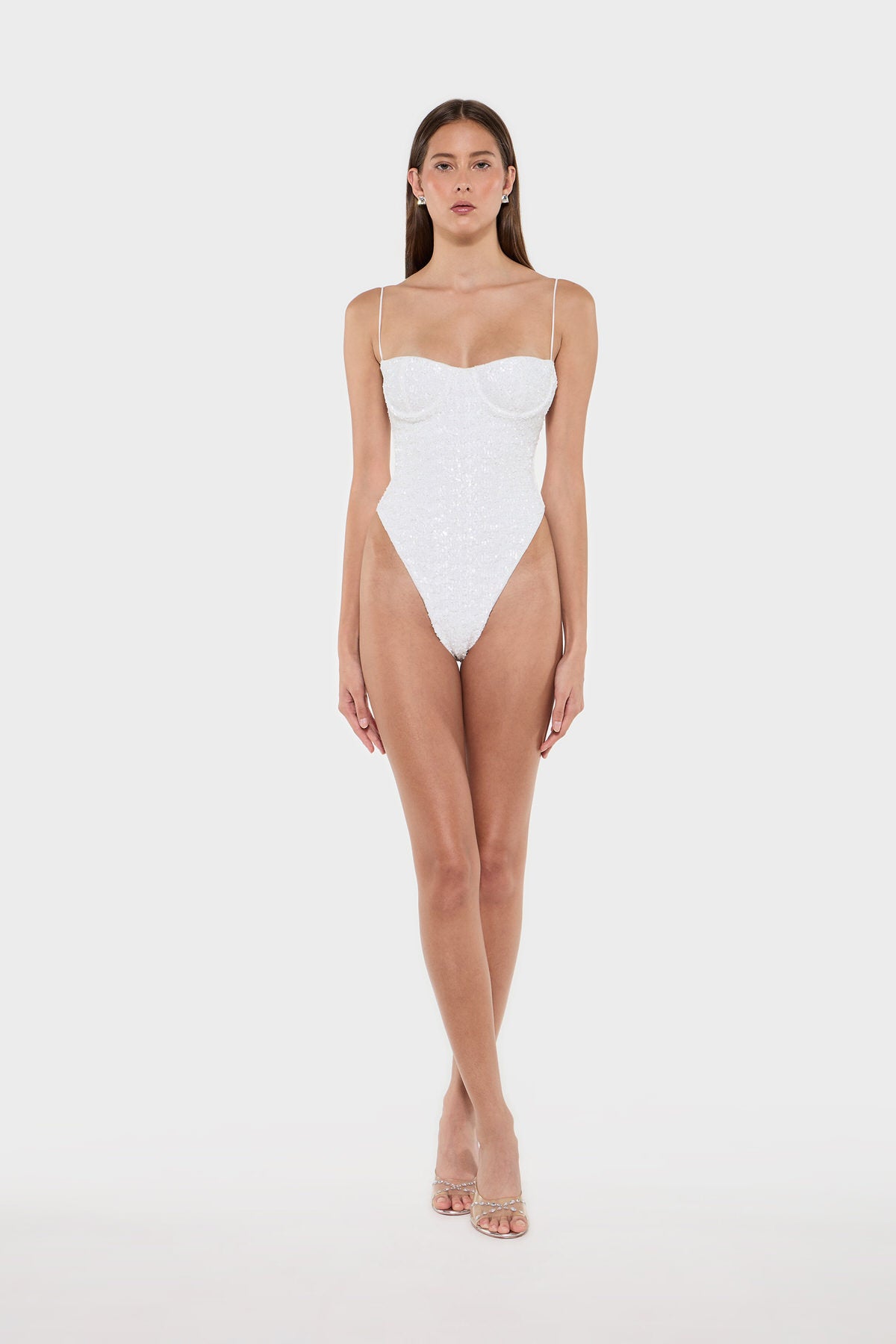 Paillettes Balconette Maillot