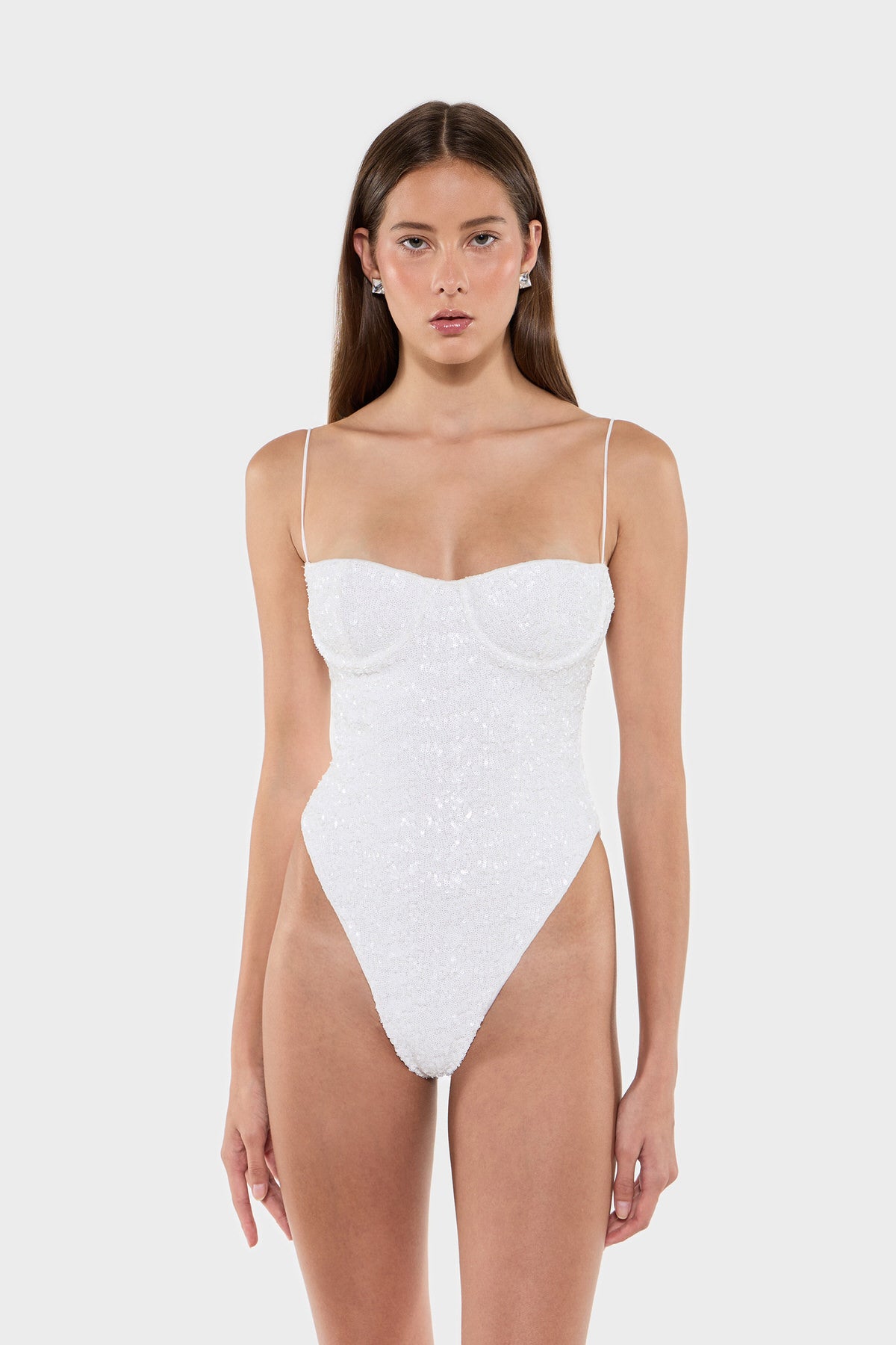 Paillettes Balconette Maillot