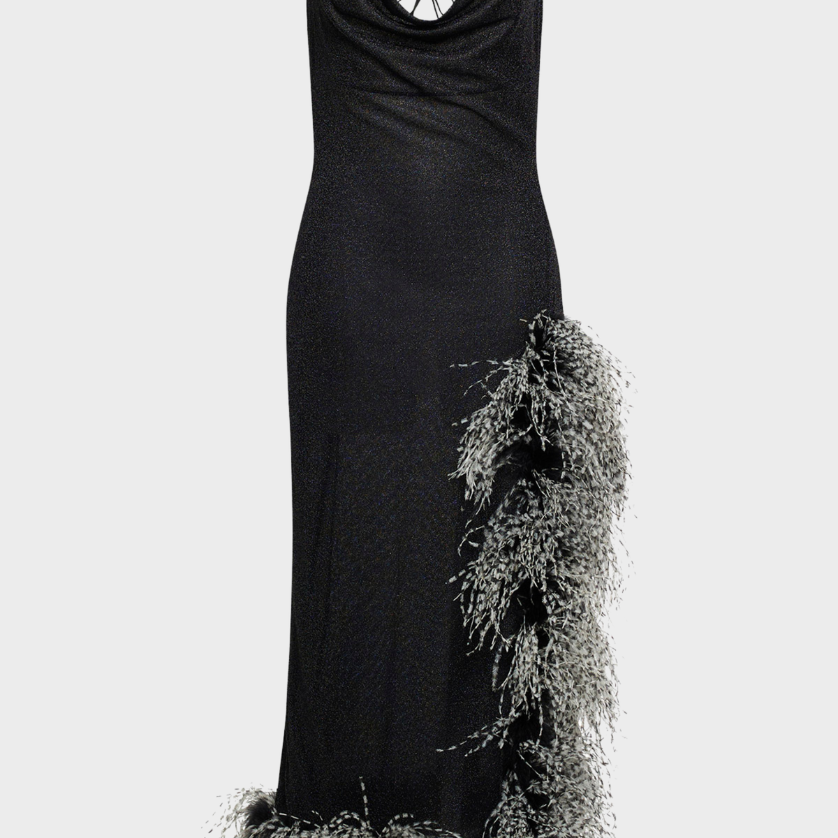 Lumière Bicolor Plumage Night Out Dress