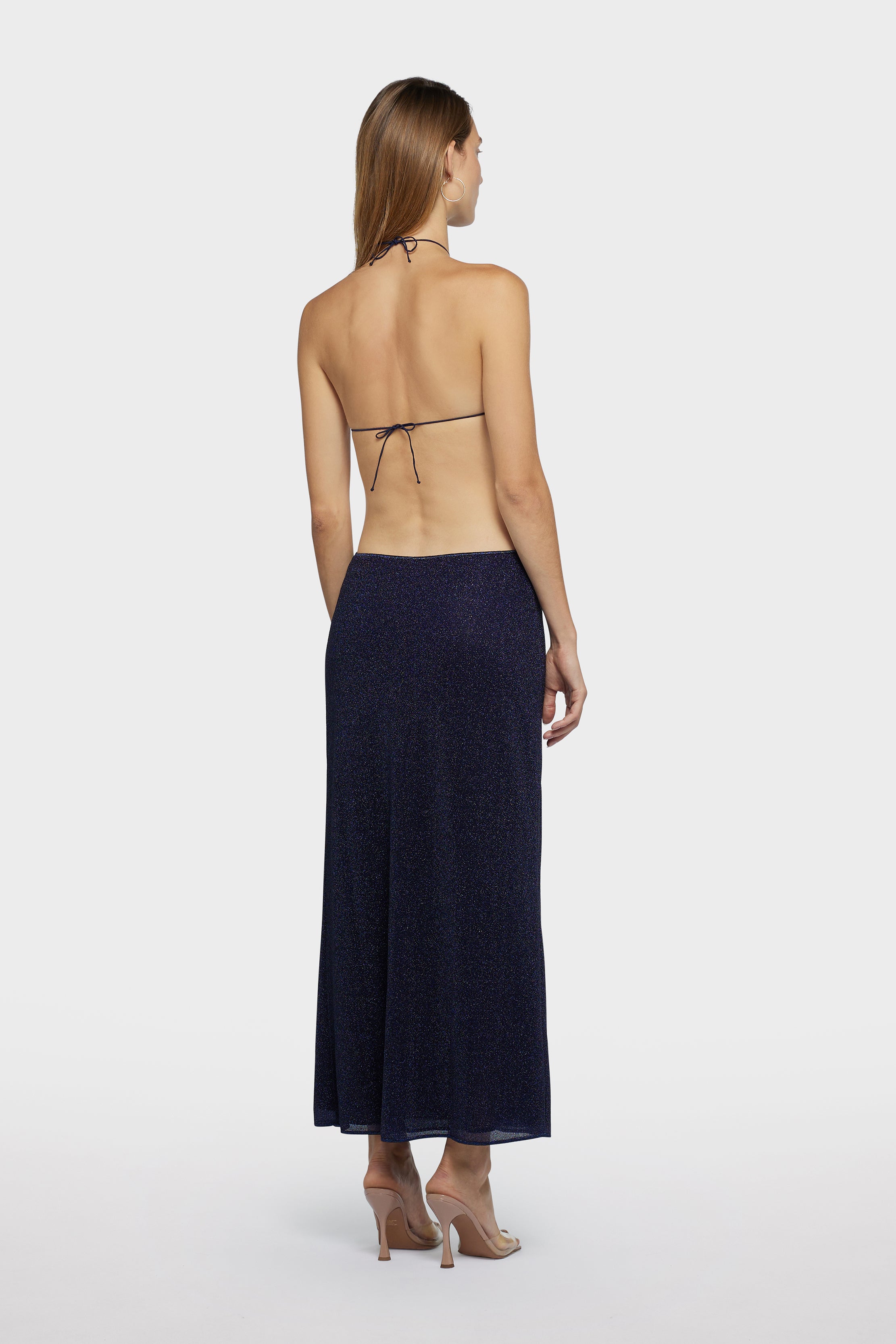 ワンピース OSEREE LUMIRE O GEM DIAMOND LUREX LONG DRESS Lumière O Gem Diamond Long Dress