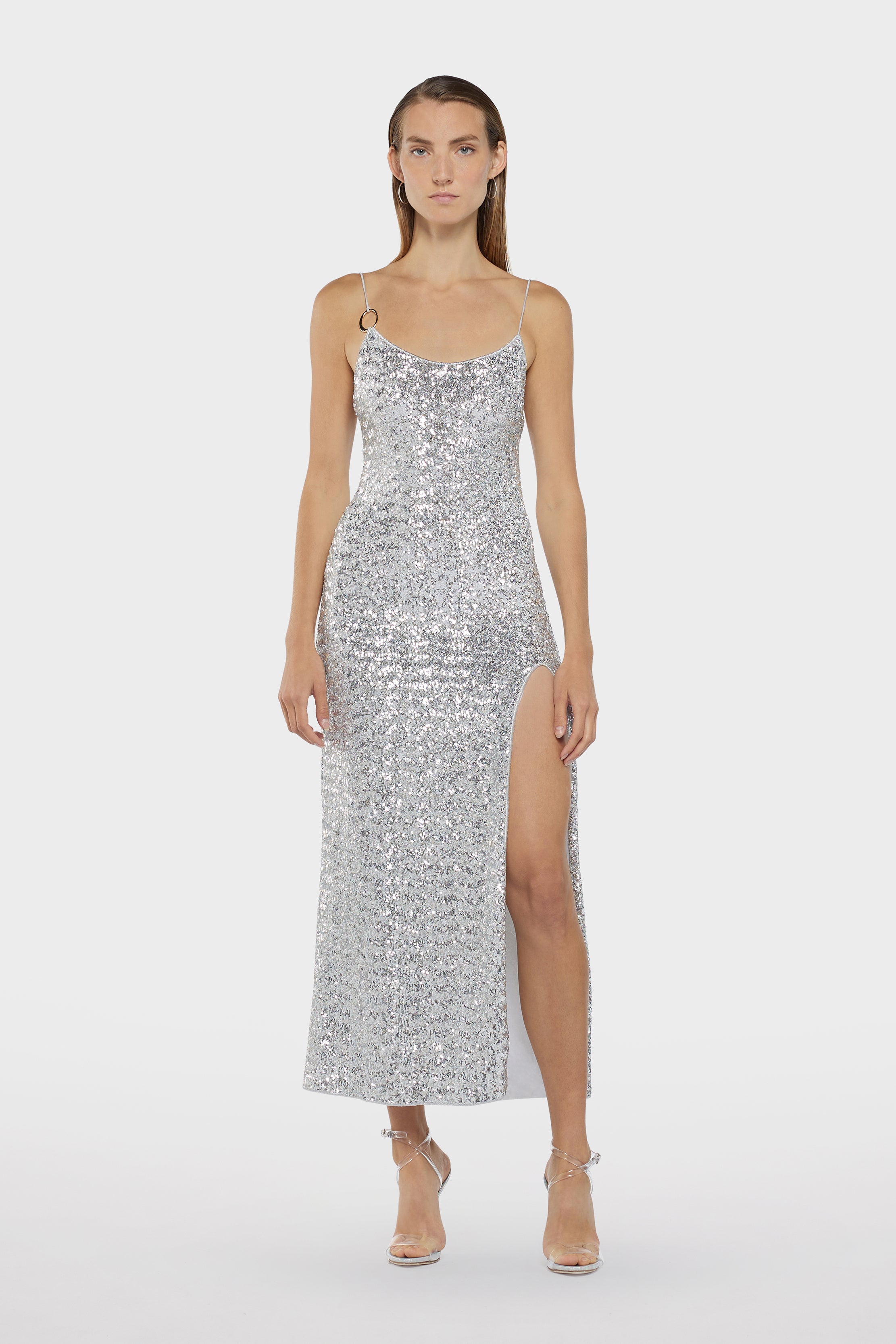 SS25 Paillettes Long Dress