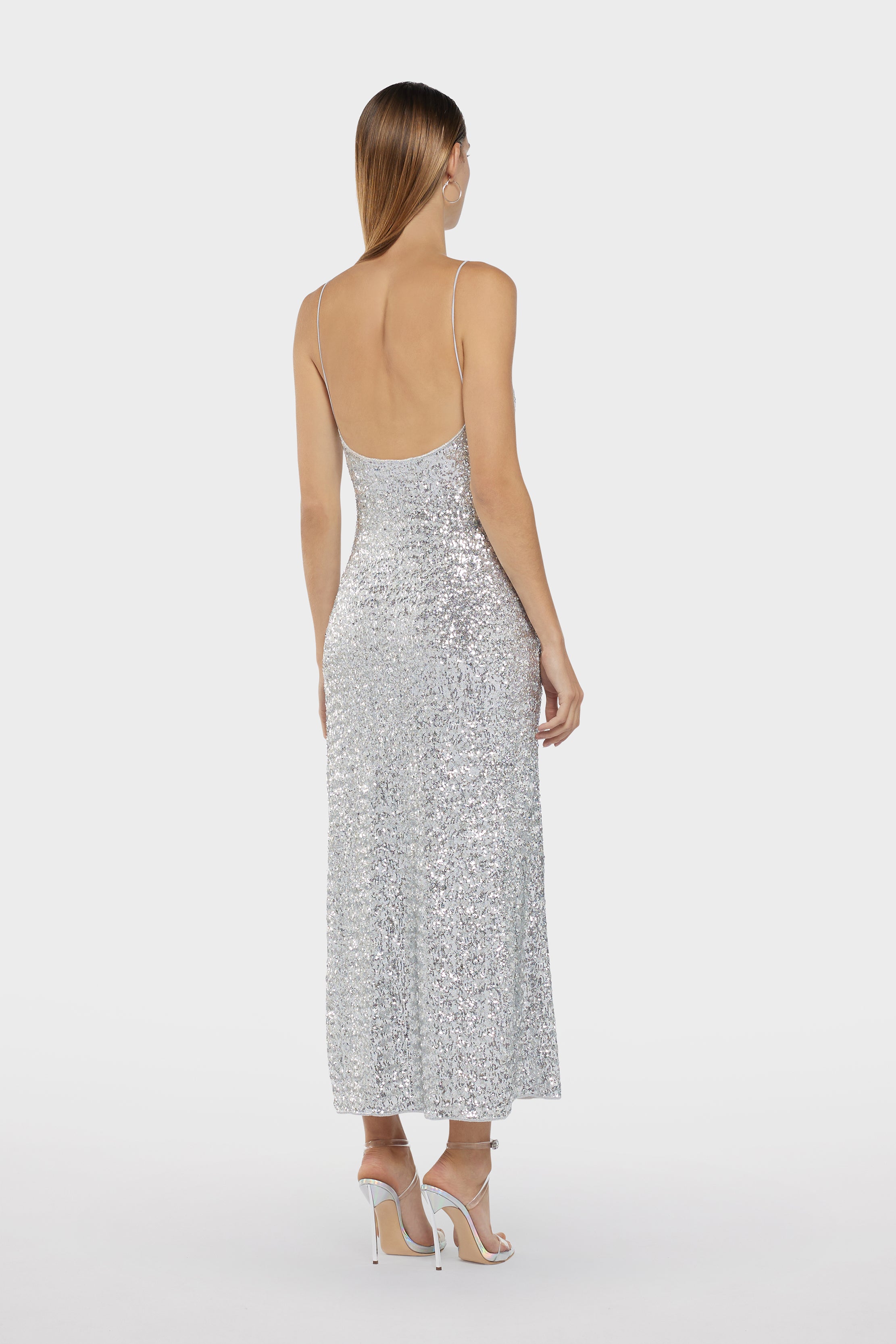 SS25 Paillettes Long Dress