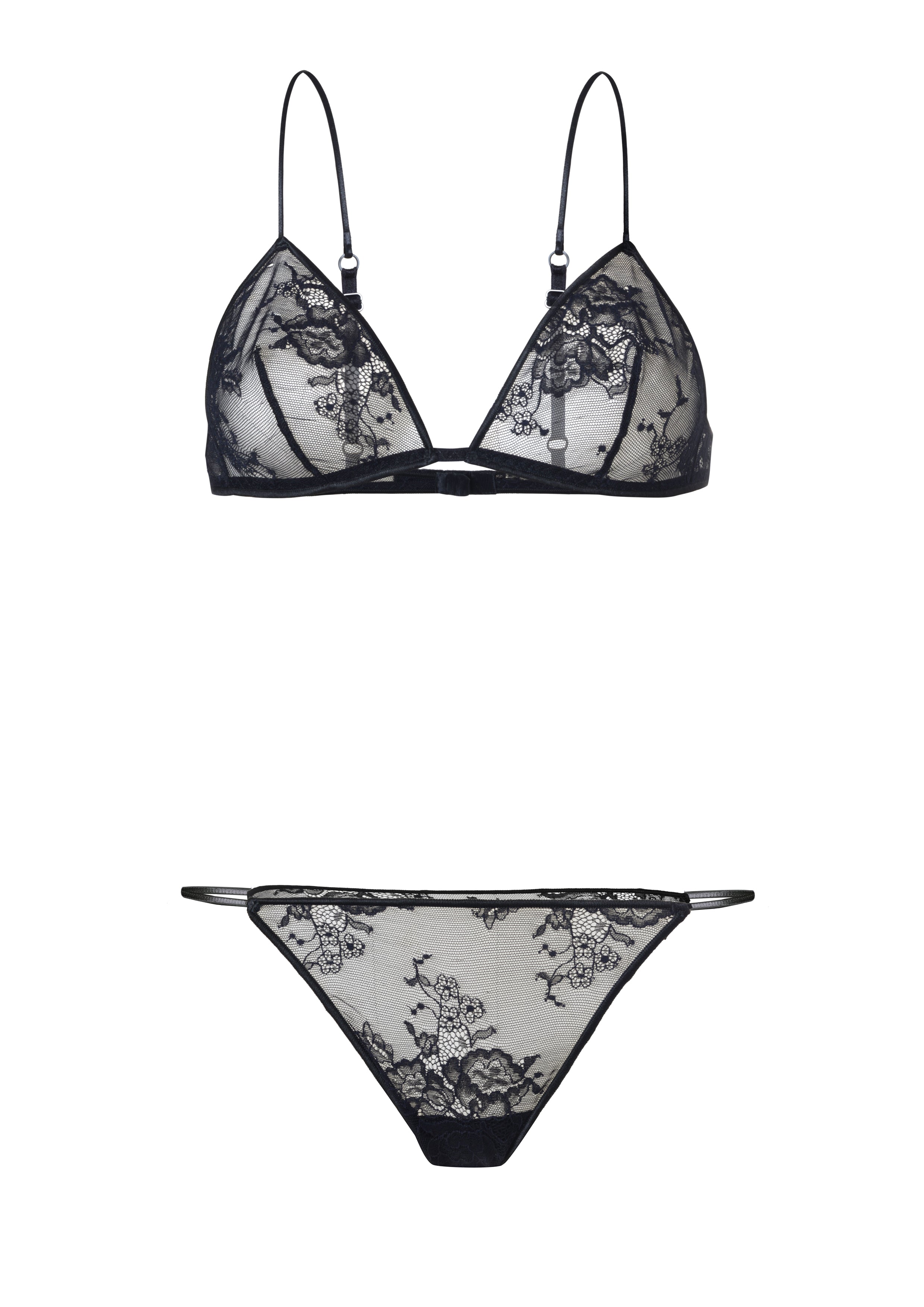 Soft Lace Triangle Set - Oseree