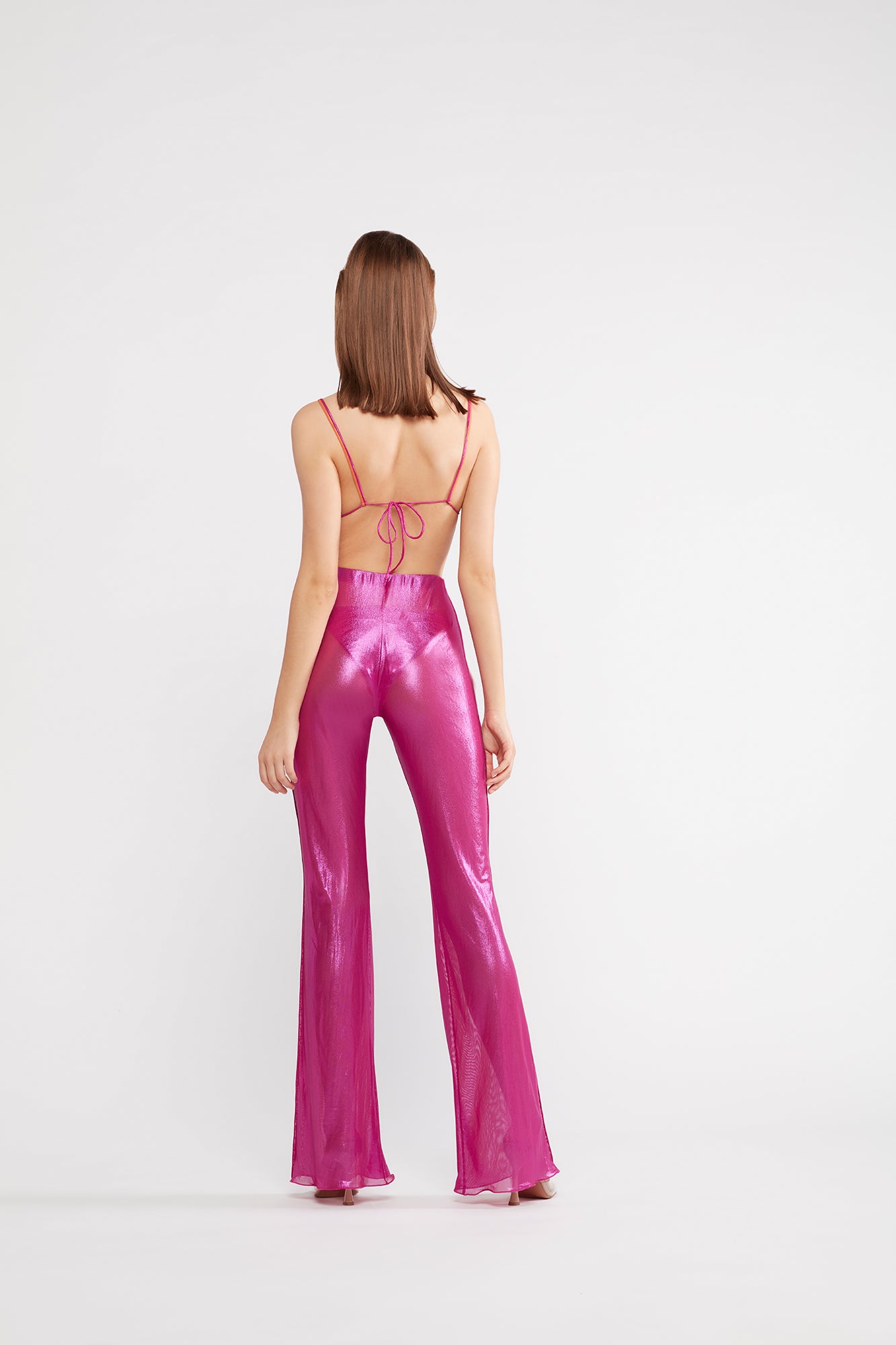 HS22 Lamè Wide Leg Pants