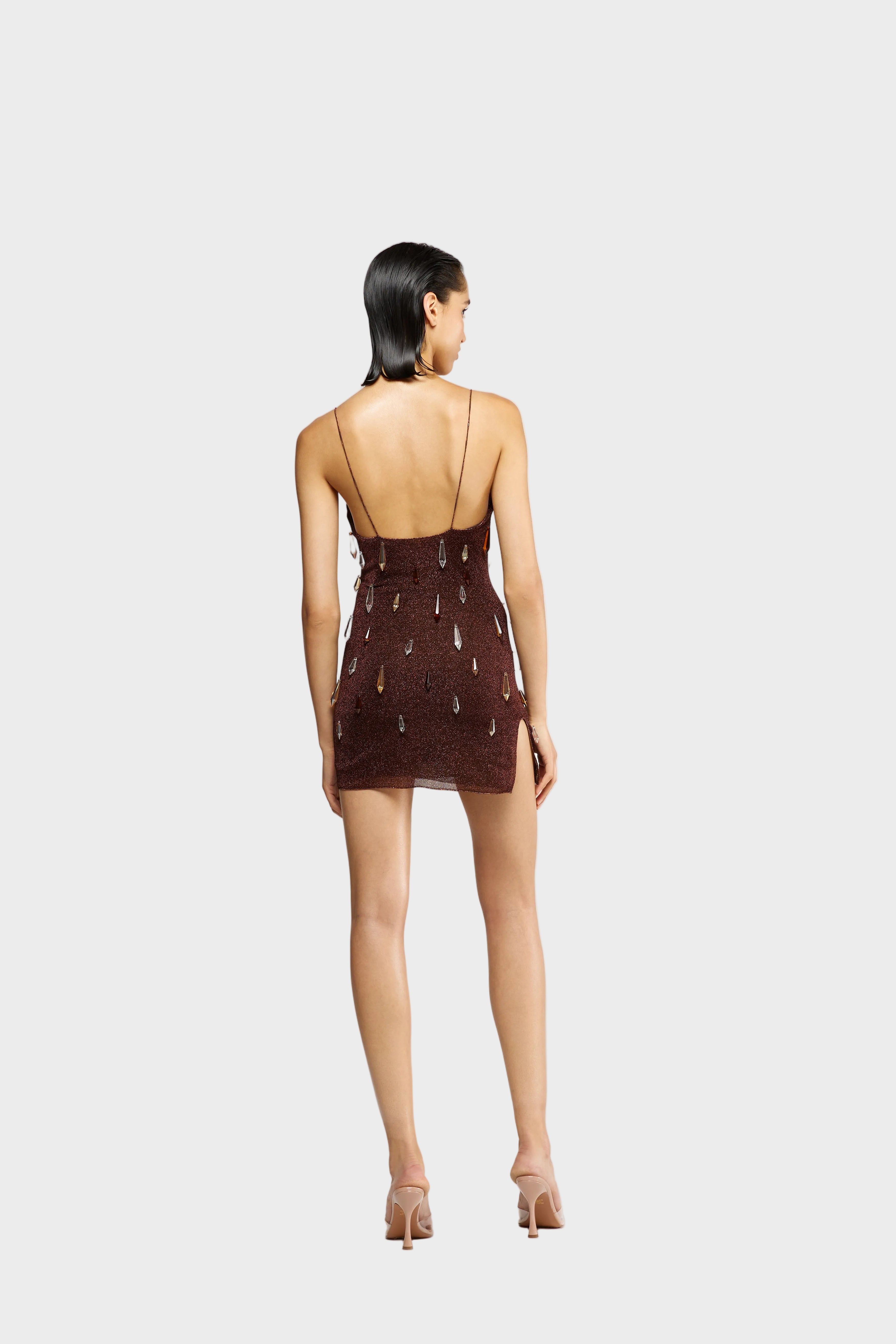 Lumière Crystal Mini Dress Lumière Crystal Mini Dress